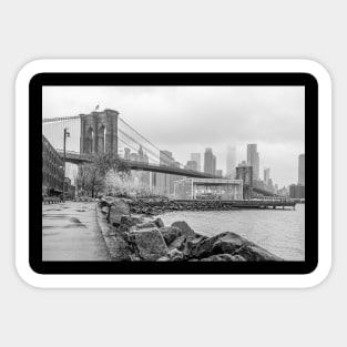 Brooklyn Bridge & Jane's Carousel Sticker